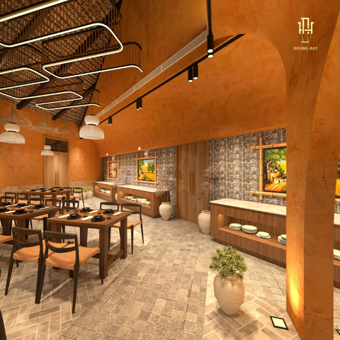 Thiết kế nội thất quán cafe Hoàng Đạt - TKCF003