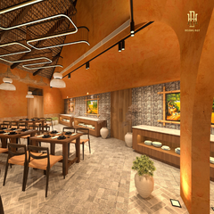 Thiết kế nội thất quán cafe Hoàng Đạt - TKCF003