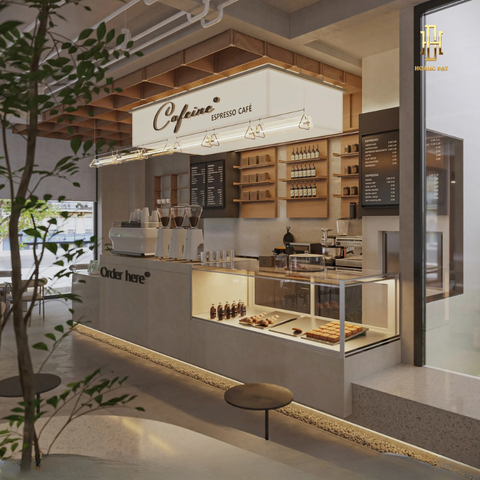 Thiết kế nội thất quán cafe Hoàng Đạt - TKCF004