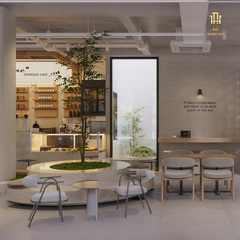 Thiết kế nội thất quán cafe Hoàng Đạt - TKCF004