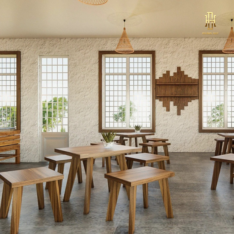 Thiết kế nội thất quán cafe Hoàng Đạt - TKCF006