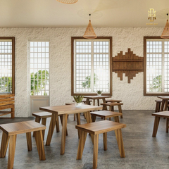 Thiết kế nội thất quán cafe Hoàng Đạt - TKCF006