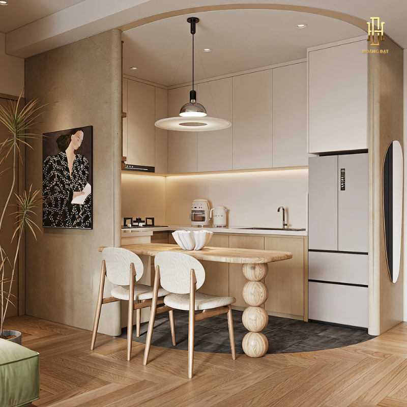 Thiết kế nội thất chung cư Hoàng Đạt - TKCC001