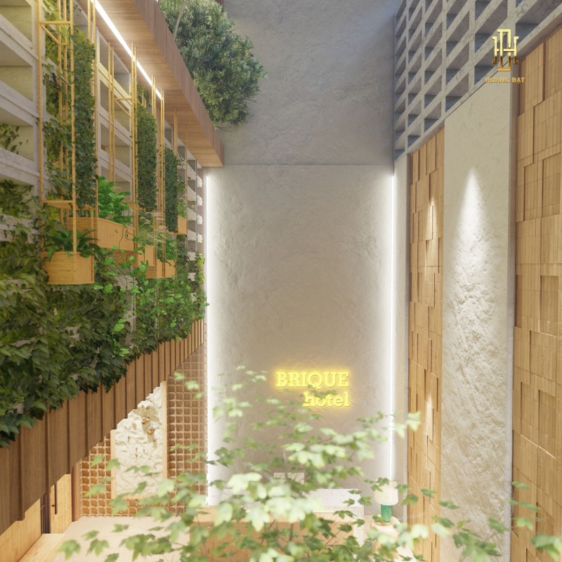 Thiết kế nội thất khách sạn Hoàng Đạt - TKKS002