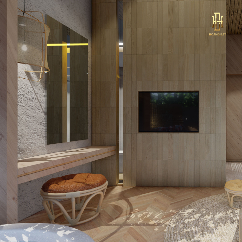 Thiết kế nội thất khách sạn Hoàng Đạt - TKKS002