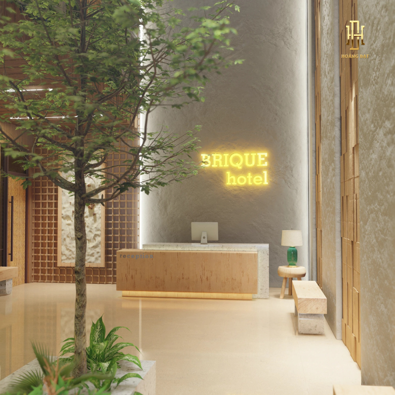 Thiết kế nội thất khách sạn Hoàng Đạt - TKKS002