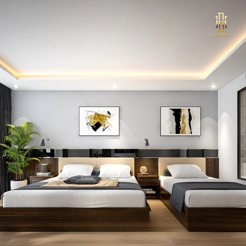 Thiết kế nội thất khách sạn Hoàng Đạt - TKKS006