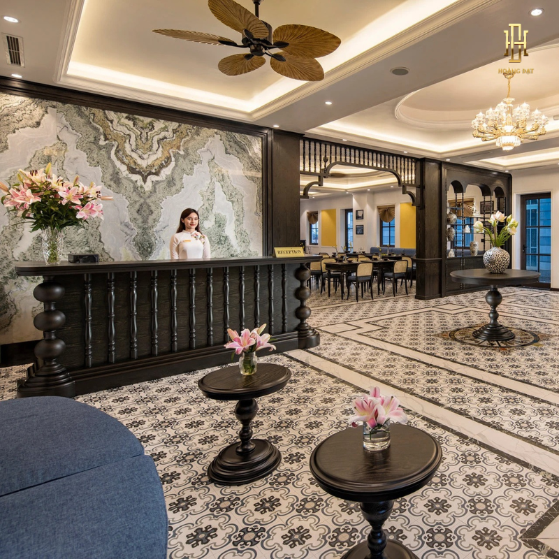 Thiết kế nội thất khách sạn Hoàng Đạt - TKKS001