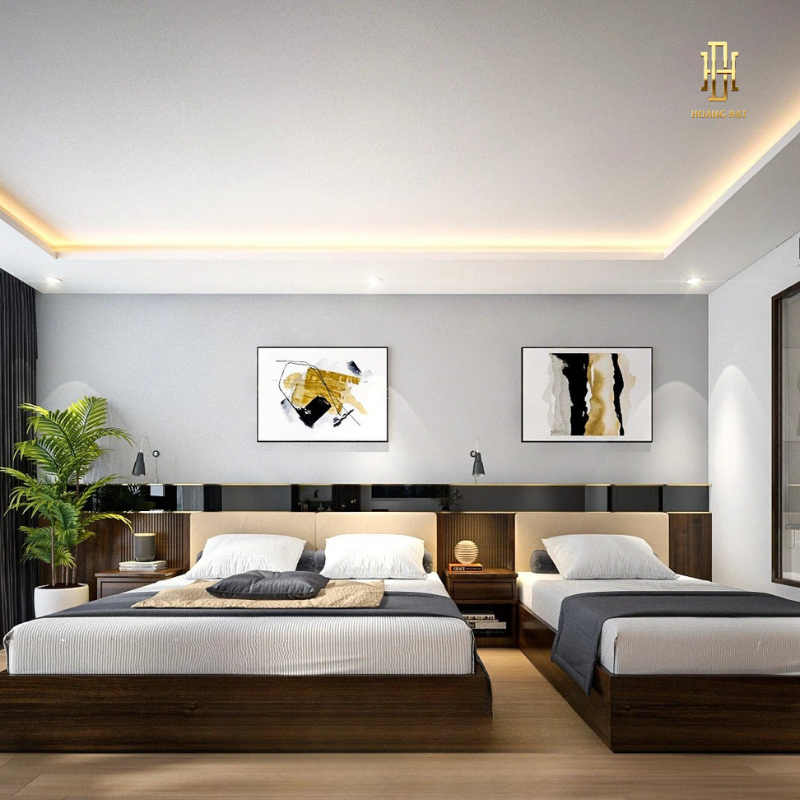 Thiết kế nội thất khách sạn Hoàng Đạt - TKKS006