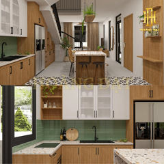 Thiết kế nội thất nhà phố Hoàng Đạt - TKNP004