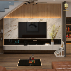 Thiết kế nội thất nhà phố Hoàng Đạt - TKNP002