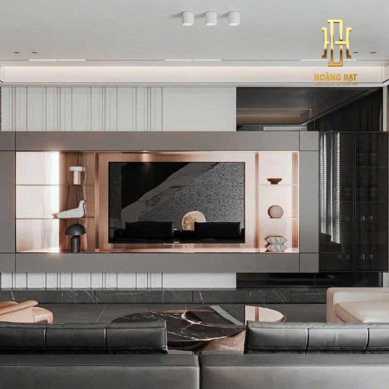 Thiết kế nội thất nhà phố hiện đại - TK3D012