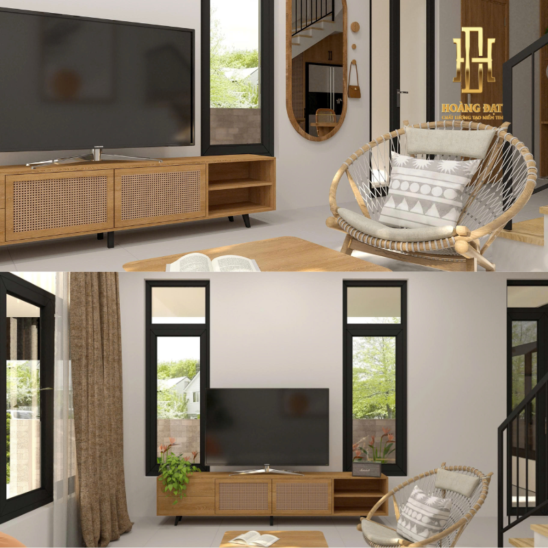 Thiết kế nội thất nhà phố hiện đại kết hợp Scandinavian - TK3D014