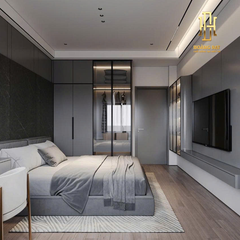 Thiết kế nội thất nhà phố hiện đại - TK3D012