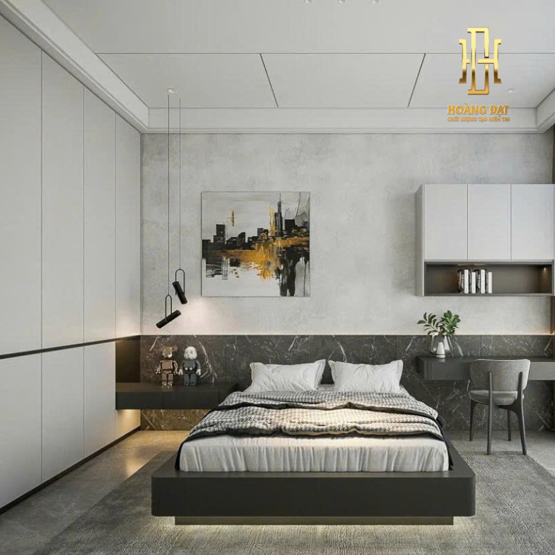 Thiết kế nội thất nhà phố hiện đại - TK3D015