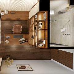 Thiết kế nội thất văn phòng Hoàng Đạt - TKVP004