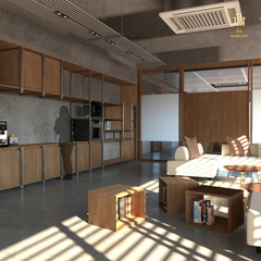 Thiết kế nội thất văn phòng Hoàng Đạt - TKVP005