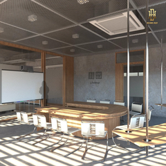 Thiết kế nội thất văn phòng Hoàng Đạt - TKVP005