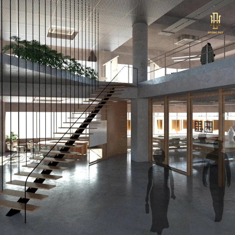 Thiết kế nội thất văn phòng Hoàng Đạt - TKVP006