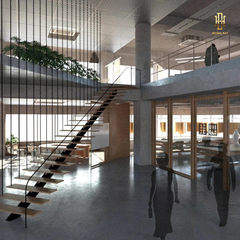 Thiết kế nội thất văn phòng Hoàng Đạt - TKVP006