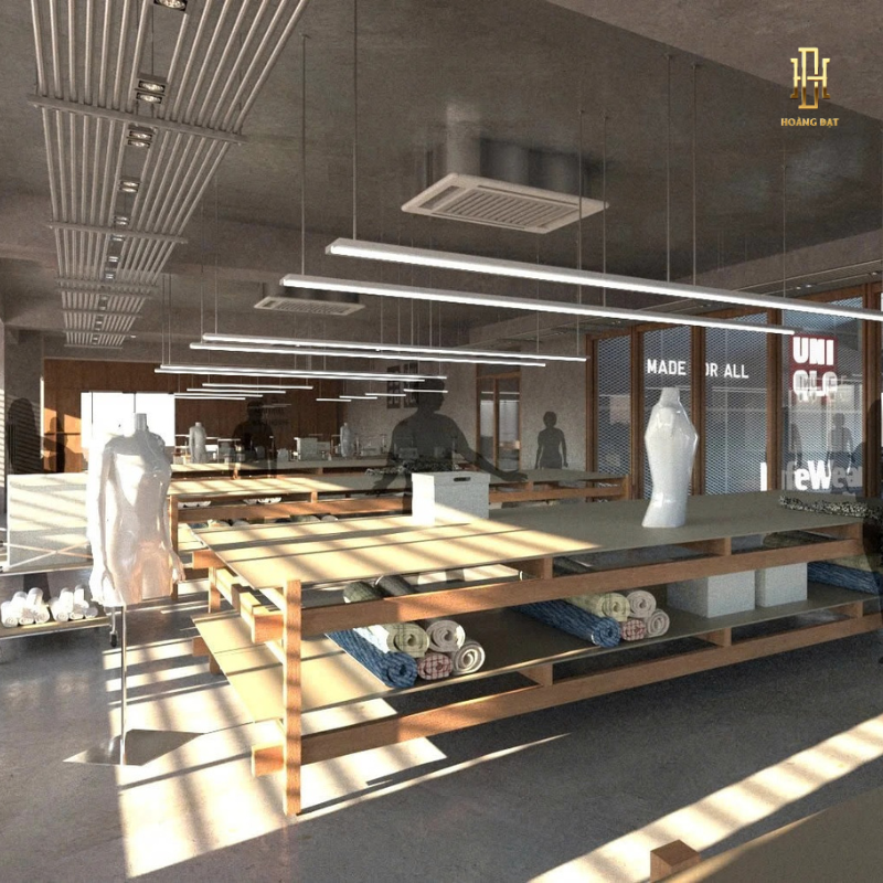 Thiết kế nội thất văn phòng Hoàng Đạt - TKVP006