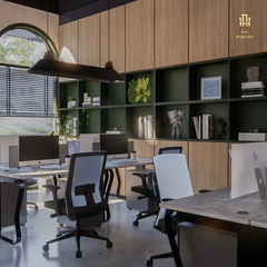 Thiết kế nội thất văn phòng Hoàng Đạt - TKVP006