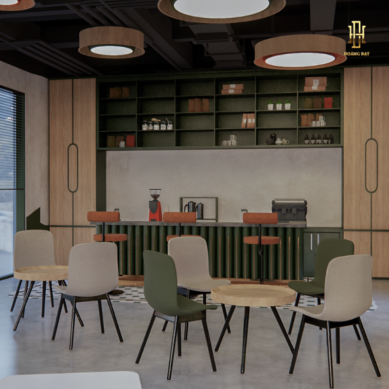 Thiết kế nội thất văn phòng Hoàng Đạt - TKVP006