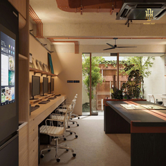 Thiết kế nội thất văn phòng Hoàng Đạt - TKVP002