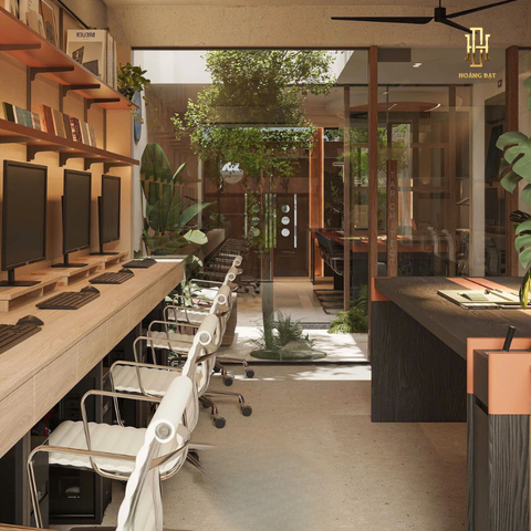 Thiết kế nội thất văn phòng Hoàng Đạt - TKVP002