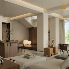 Thiết kế nội thất biệt thự Hoàng Đạt - TKBT007