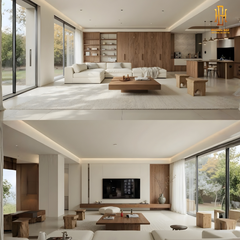 Thiết kế nội thất biệt thự Hoàng Đạt - TKBT007