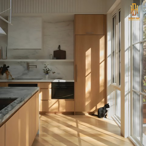 Thiết kế nội thất nhà phố Hoàng Đạt - TKNP010