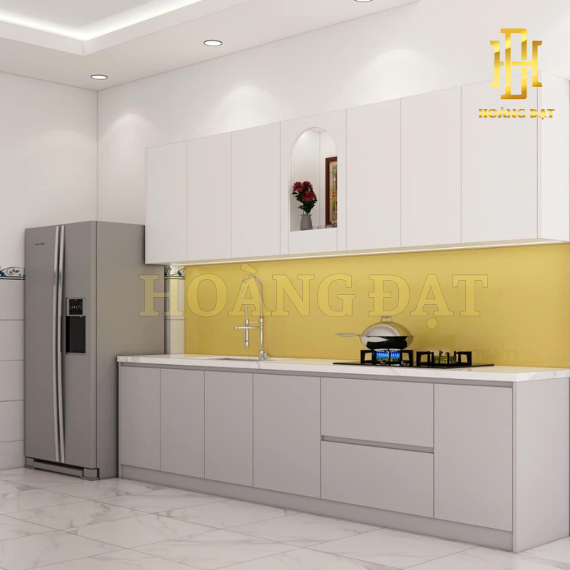 Tủ bếp nhựa cao cấp Hoàng Đạt - TBN009