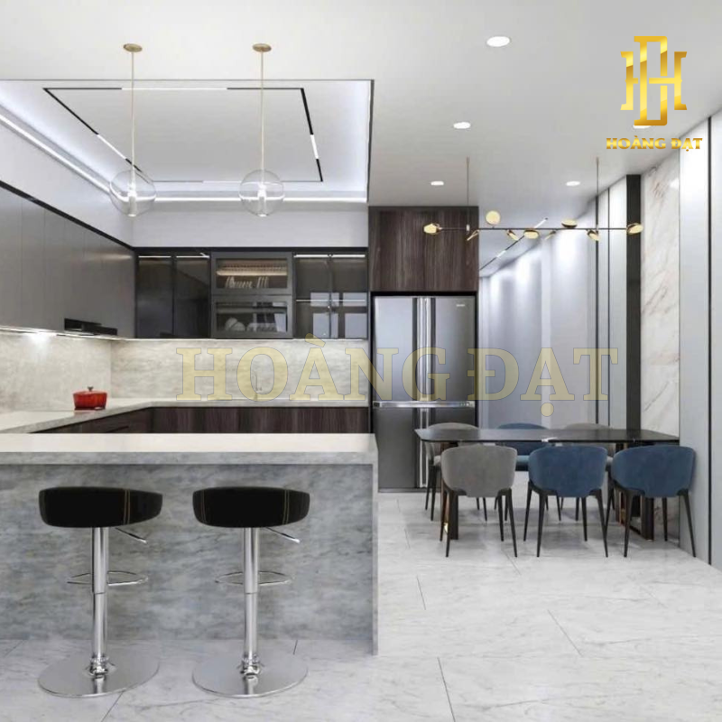 Tủ bếp nhựa cao cấp Hoàng Đạt - TBN012