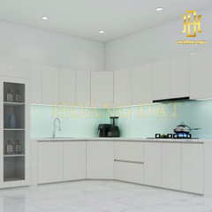 Tủ bếp nhựa cao cấp Hoàng Đạt - TBN013