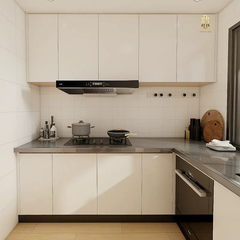 Tủ bếp nhựa cao cấp Hoàng Đạt - TBN015