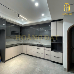Tủ bếp hợp kim nhôm Hoàng Đạt - TBHK006