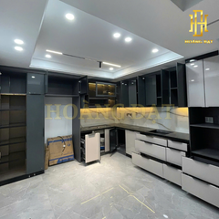 Tủ bếp hợp kim nhôm Hoàng Đạt - TBHK006