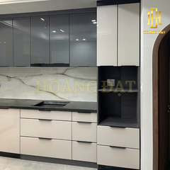 Tủ bếp hợp kim nhôm Hoàng Đạt - TBHK006