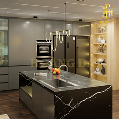 Tủ bếp hợp kim nhôm Hoàng Đạt - TBHK003