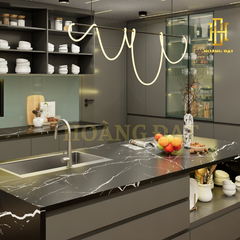 Tủ bếp hợp kim nhôm Hoàng Đạt - TBHK003