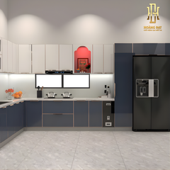 Tủ bếp hợp kim nhôm Hoàng Đạt - TBHK004