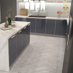 Tủ bếp hợp kim nhôm Hoàng Đạt - TBHK004