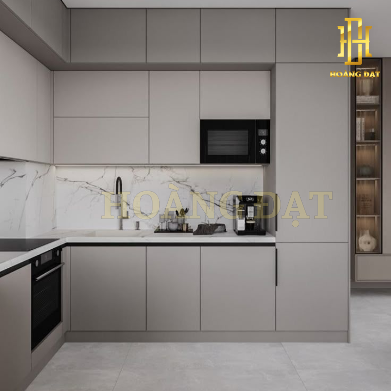 Tủ bếp nhựa cao cấp Hoàng Đạt - TBN007