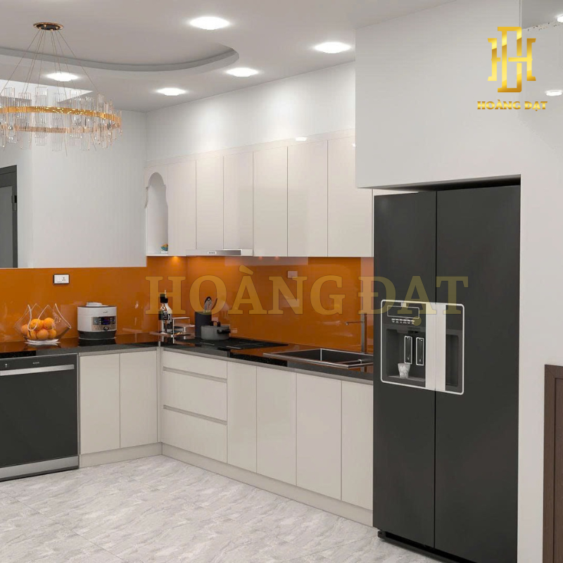 Tủ bếp nhựa cao cấp Hoàng Đạt - TBN004