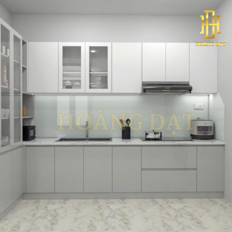 Tủ bếp nhựa cao cấp Hoàng Đạt - TBN003