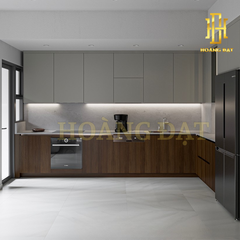 Tủ bếp hợp kim nhôm Hoàng Đạt - TBHK001