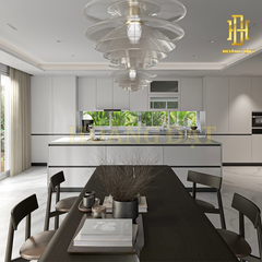 Tủ bếp nhựa cao cấp Hoàng Đạt - TBN006