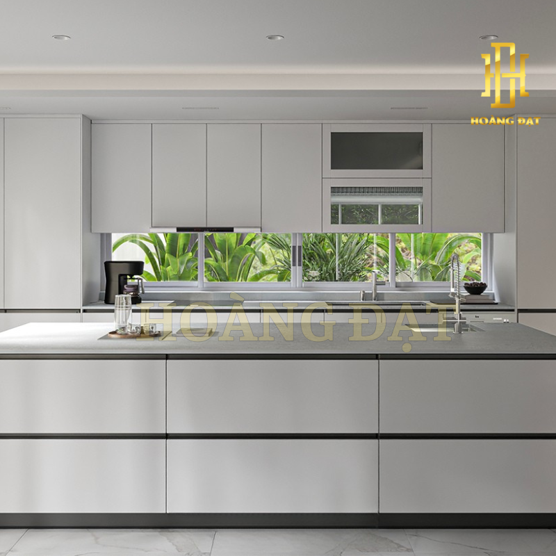 Tủ bếp nhựa cao cấp Hoàng Đạt - TBN006