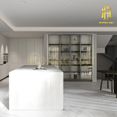 Tủ bếp nhựa cao cấp Hoàng Đạt - TBN006